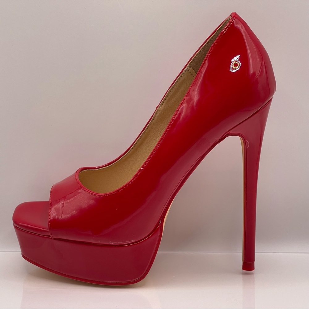 Women’s 6 Inch Stiletto high heels Square Peep Toe Platform
